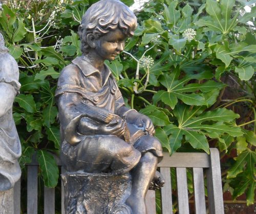 summer boy statue