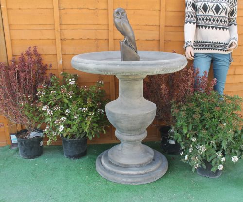 large classic bird bath