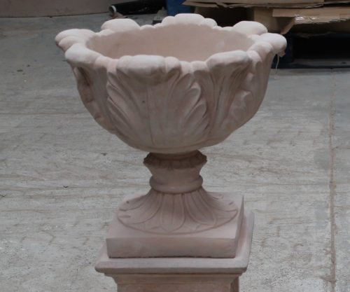 pair tulip urns